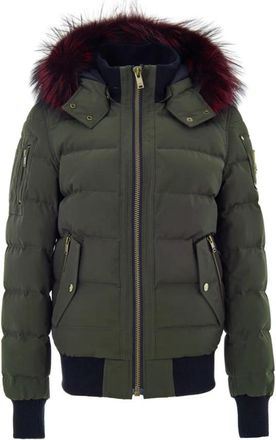 Moose Knuckles Piumino Bomber - Dames - Gewatteerde jassen - Groen - S - Katoen - Jassen