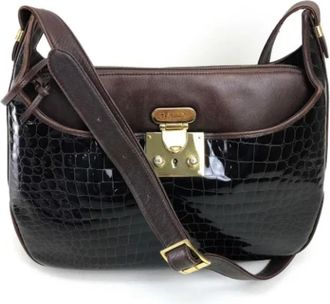 Bally Tweedehands leren schoudertassen - Dames - Vintage Schoudertas - Bruin - ONE Size - Vintage