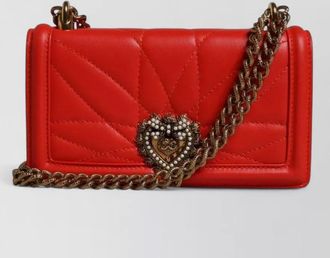 Dolce & Gabbana devotion quilted leather shoulder bag