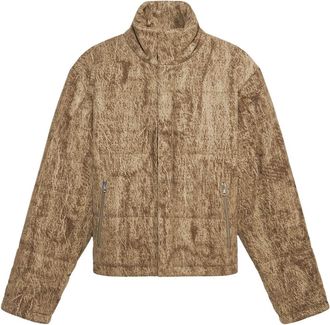 1989 STUDIO Pufferjas met stijl - Heren - Winterjassen - Beige - M - Jassen
