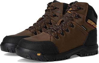 CAT Resorption Waterproof Composite Toe Mens Work Boots Seal Brown Leather : 10.5 D - Medium