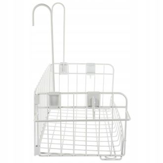 OEM Cesta Colgante Metal Blanco Ba&ntilde;o Cocina
