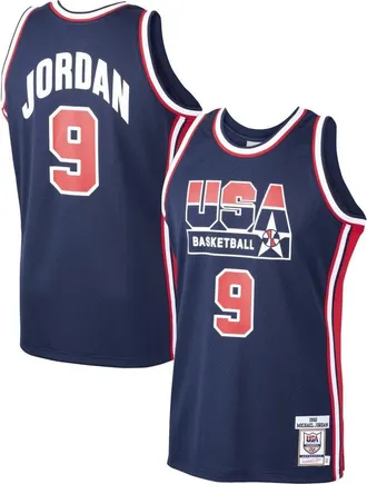 Mitchell & Ness Mens Mitchell & Ness Michael Jordan Navy USA Basketball Home 1992 Dream Team Authentic Jersey at Nordstrom, Size Small