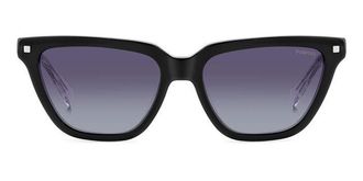 Polaroid PLD 4157/S/X Polarized 0WM/WJ Womens Sunglasses Black Size 55