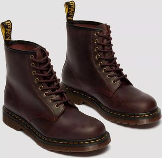 Dr. Martens Dr. Martens 1460 Crazy Horse Leather Cherry Red Boots - Size: 12/12