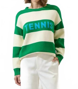 Sugarlips Tennis Sweater Top In Green