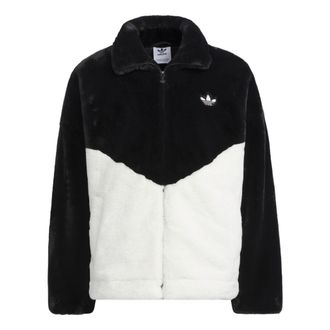 adidas Originals Furry Jackets Black White IN0981