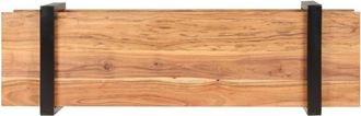 Berkfield Home TV Cabinet 130x40x40 cm Solid Acacia Wood in Brown | Size: 130 x 40 x 40 cm