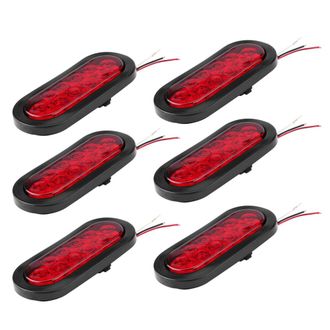 OEM Adecuado Para Luces De Remolque Ovaladas Multifuncionales De 6 Pulgadas, Aplicables A Barcos Y Camiones, Luces De Freno E Intermitentes Led A Prueba D