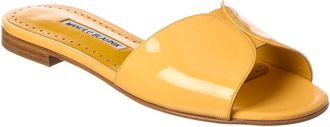 Manolo Blahnik Houramu Patent Sandal