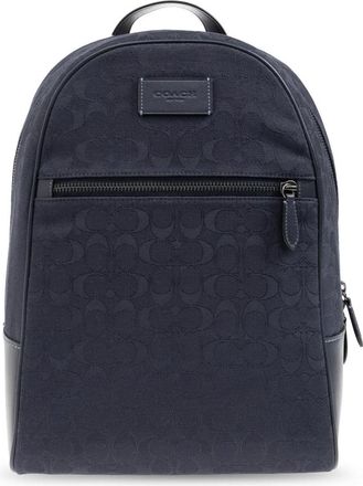 Coach Rugzak Theo - Heren - Rugzakken - Blauw - ONE Size - Leer - Tassen