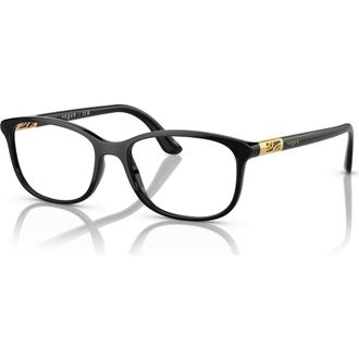 Vogue Eyewear 53mm Rectangle optical glasses in Black at Nordstrom
