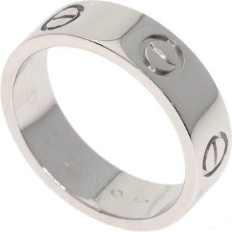 Cartier Love Platinum 950 Band Ring (Pre-Owned)
