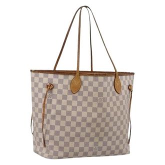 Louis Vuitton Pre-owned Neverfull MM Tote Bag - Pre-owned - Mujer - Beige - ONE SIZE