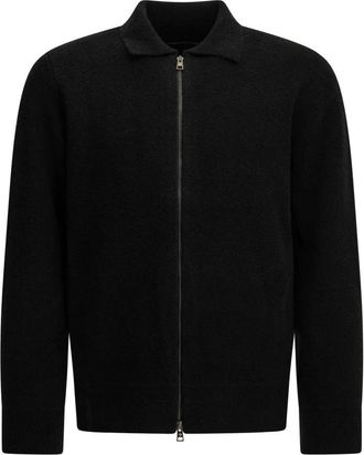 Tagliatore Keidai Ritsluiting Vest - Heren - Vesten - Zwart - M - Katoen - Truien & Vesten