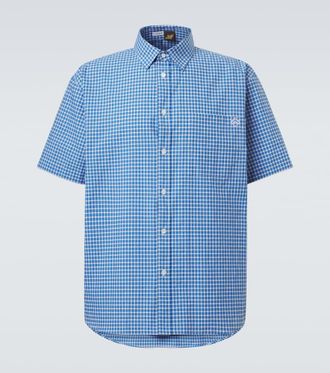 Loewe Paulas Ibiza checked cotton-blend shirt