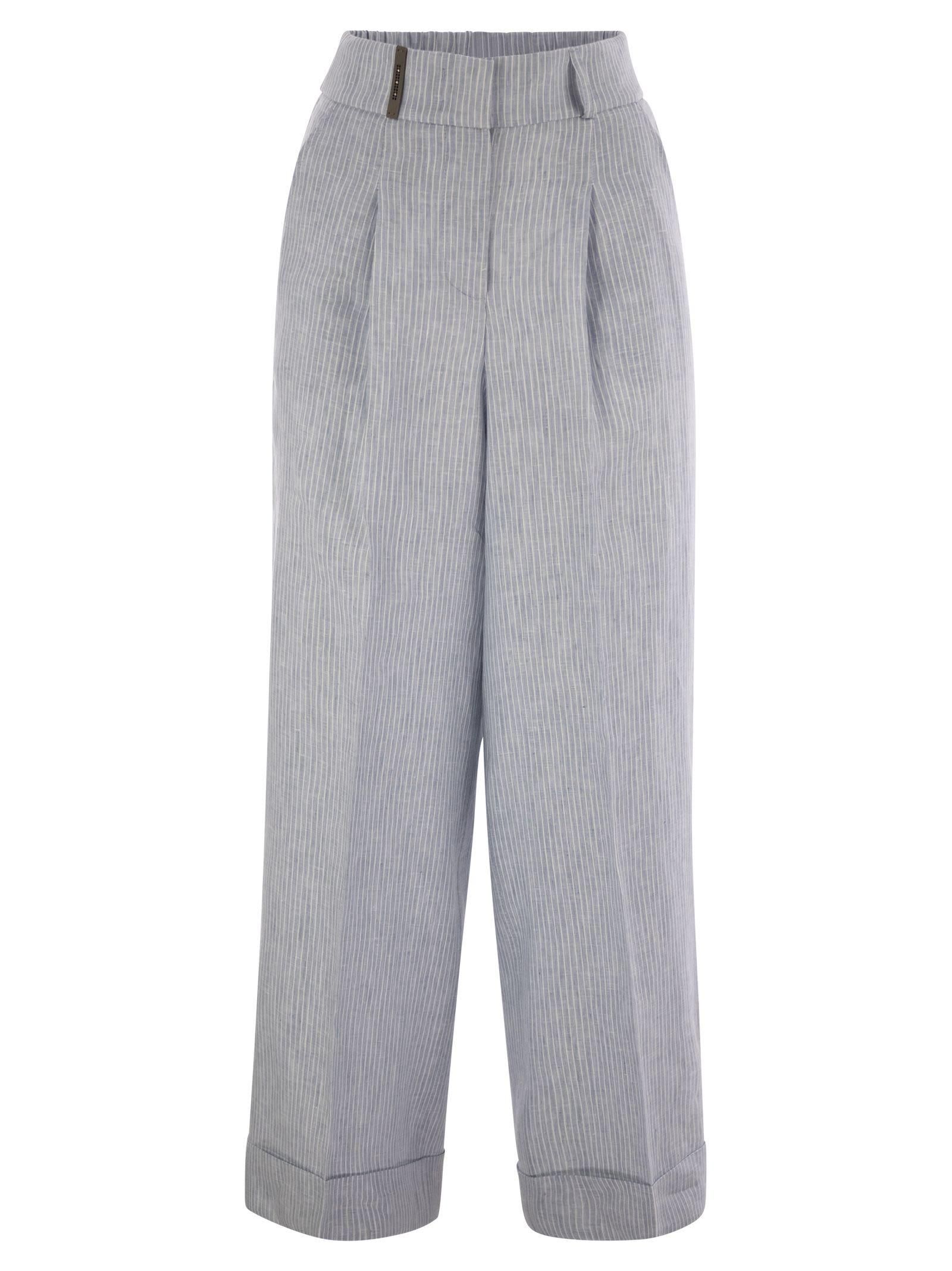 パンツ Peserico Lurex-Infused Fleece Cotton Joggers PESERICO Lurex-Infused Fleece Cotton Joggers from $432.00