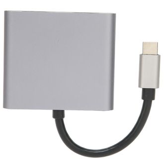 OEM Estaci&oacute;n De Acoplamiento Usb-c Con Doble Hdmi 4k, Compatible Con Carga R&aacute;pida De 60 W, Color Gris Oscuro