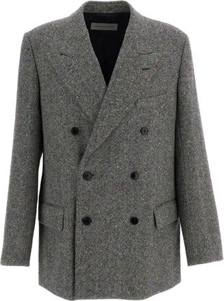 Dries Van Noten Bosier Oversized Double-Breasted Blazer - - Jackets - Uomo - Multicolore - S