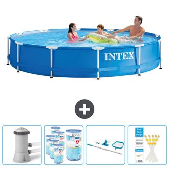 Intex Piscina Con Estructura Redonda - 366x76 Cm - 5-piezas Scb94