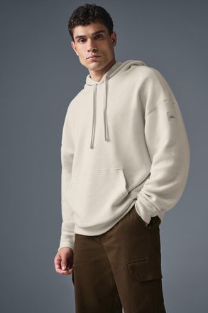 Alo | Triumph Restore Hoodie in Bone Beige, Size: 2XL