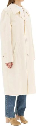 Maison Margiela Womens White Cotton Coat Clothing