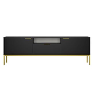 Petits Meubles Mueble TV estratificado Negro