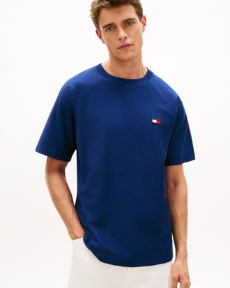 Tommy Hilfiger Mens Elevated T-Shirt in Dark Blue Cotton - Size X-Large