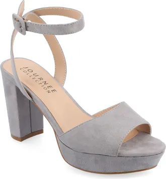 Journee Collection Women & apos;s Nairri Medium and Wide Width Dress Sandals