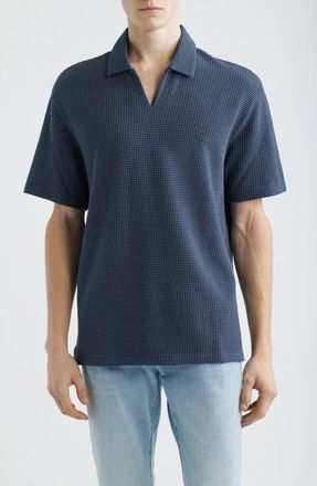 Madewell Skipper Johnny Collar Polo in Overdye Blue at Nordstrom, Size X-Large