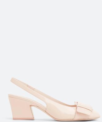 Ferragamo Womens Briget 55 Slingback Pumps In Pink