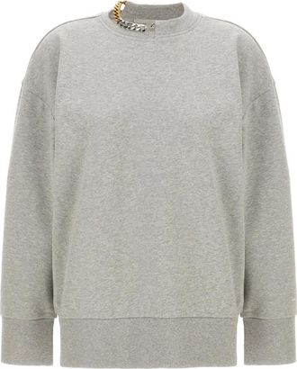 Stella McCartney Sweatshirts - Dames - Sweatshirts - Grijs - XS - Katoen - Hoodies & sweatvesten