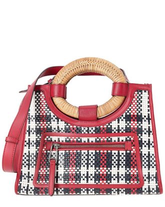 Fendi Fendi Runaway Plaid Shopper Tote Bag (Authentic Pre-Loved)