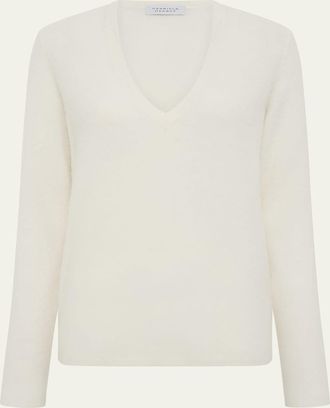 Gabriela Hearst Vesper V-Neck Cashmere Sweater