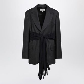 Maison Margiela Wool-Blend Jacket With Gloves