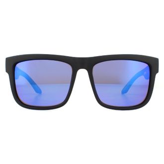 Spy Unisex Sunglasses Flynn 670323209437 Whitewall Happy Grey Green W/Light Blue Spectra - White - One Size