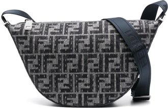 Fendi Borsa messenger Melon piccola - Grigio