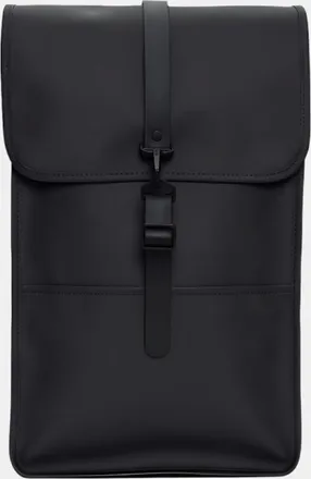 Rains Womens Rains Unisex Backpack - 01 Black - Size: ONE size