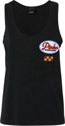 Pinko Pinko, Tops, Dames, Zwart, S, Katoen, Noel Top