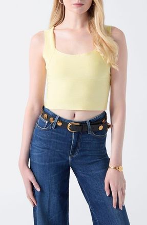 Guess Karmen Mirage Sleeveless Crop Top in Bright at Nordstrom, Size Medium