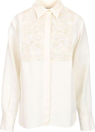 Parosh Shirt With Plastron