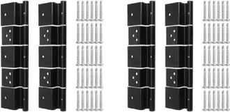 OEM Bisagras Para Puertas De 5 Paneles Para Autocaravanas, Revestimiento Negro, Bisagras Resistentes A La Fricci&oacute;n, Bisagra Para Remolque De Autocaravana