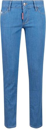 Dsquared2 Klassieke 5-pocket jeans - Dames - Slim Fit Jeans - Blauw - XS - Katoen - Jeans