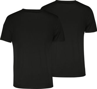 Puma T-Shirt PUMA PUMA EVERYDAY V-NECK TEE, Herren, Gr. XL, schwarz, Single Jersey, Obermaterial: 100% Baumwolle, k&ouml;rpernah h&uuml;ftbedeckend, V-Ausschnitt, Sh