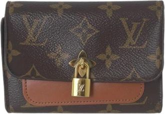 Louis Vuitton Pre-owned Canvas Portemonnee - Dames - Vintage Accessoires - Bruin - ONE Size - Vintage