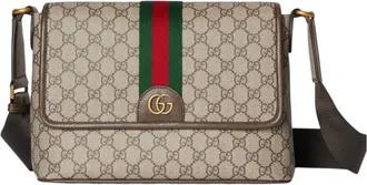 Gucci Ophidia Medium Messenger Bag - Heren - Tassen - Beige - Maat: ONE Size