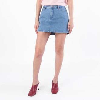 A.P.C. Mini-Jupe Demin Skirt, Brand Size 38 ( US Size 6 )