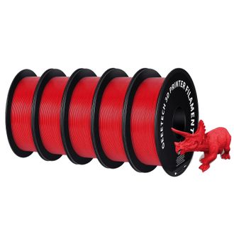 OEM Filamento Para Impresi&oacute;n 3d, Material Petg, 1,75 Mm De Di&aacute;metro, Rojo