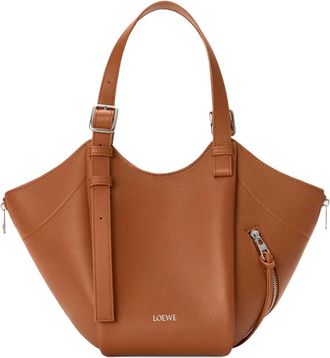 Loewe Hammock Flip Bag - Dames - Handtassen - Bruin - ONE Size - Katoen - Tassen