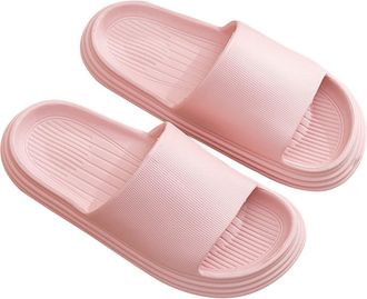 Generic Cloud Slippers for Women and Men,Slippers Shower Shoes Indoor Sliders Bathroom Sandals Comfort Lightweight Thick Sole Non-Slip Easy to Clean